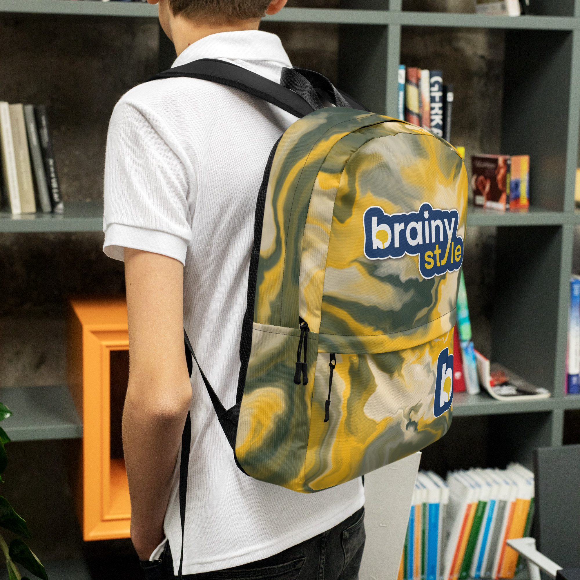 Brainy Style School, Laptop & Travel Backpack - Image 3