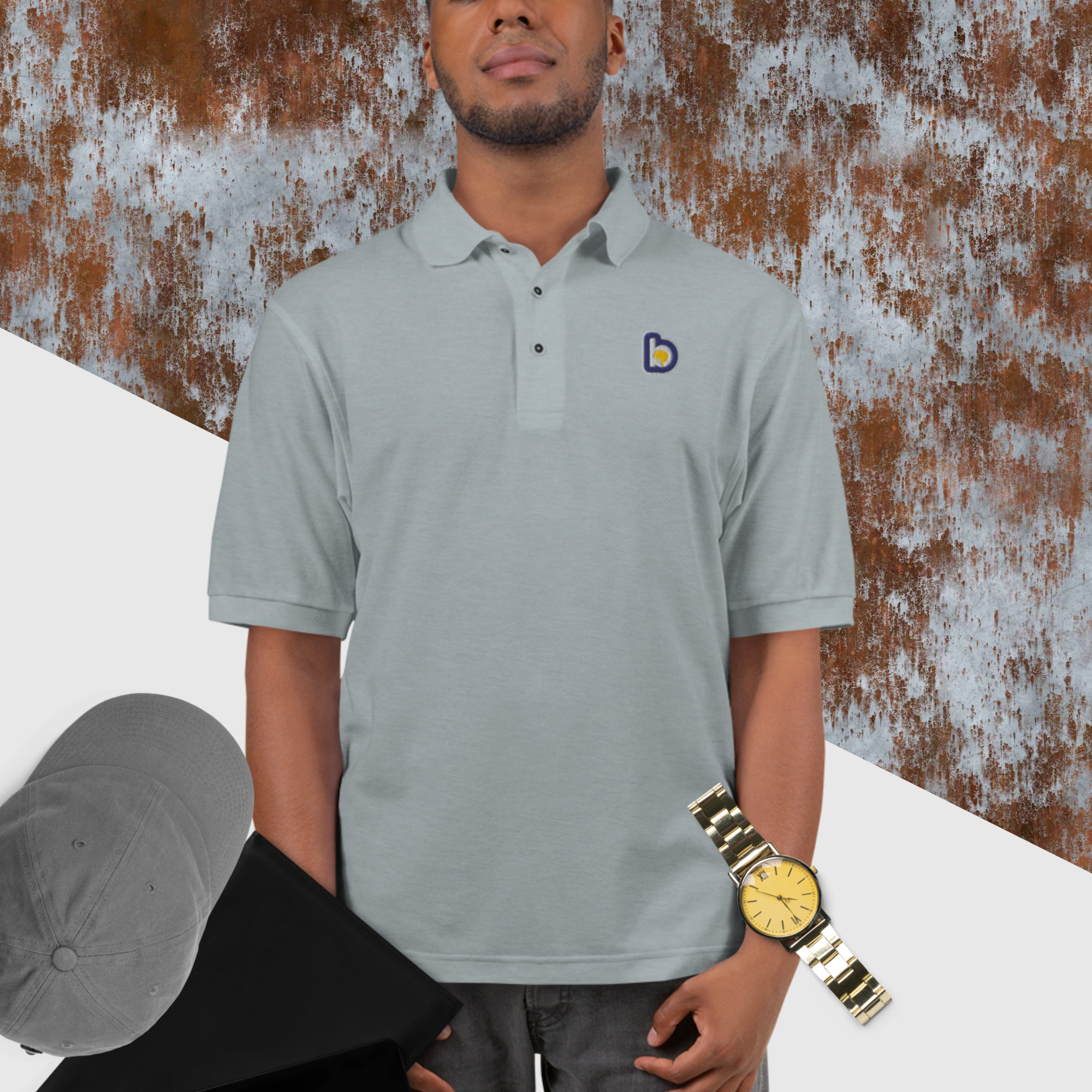 Brainy Style Men's Premium Polo - Image 3