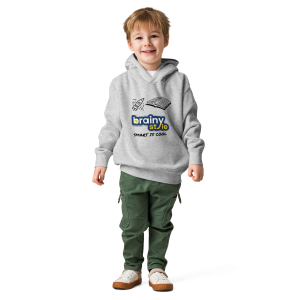 Brainy Style Toddler fleece pullover hoodie
