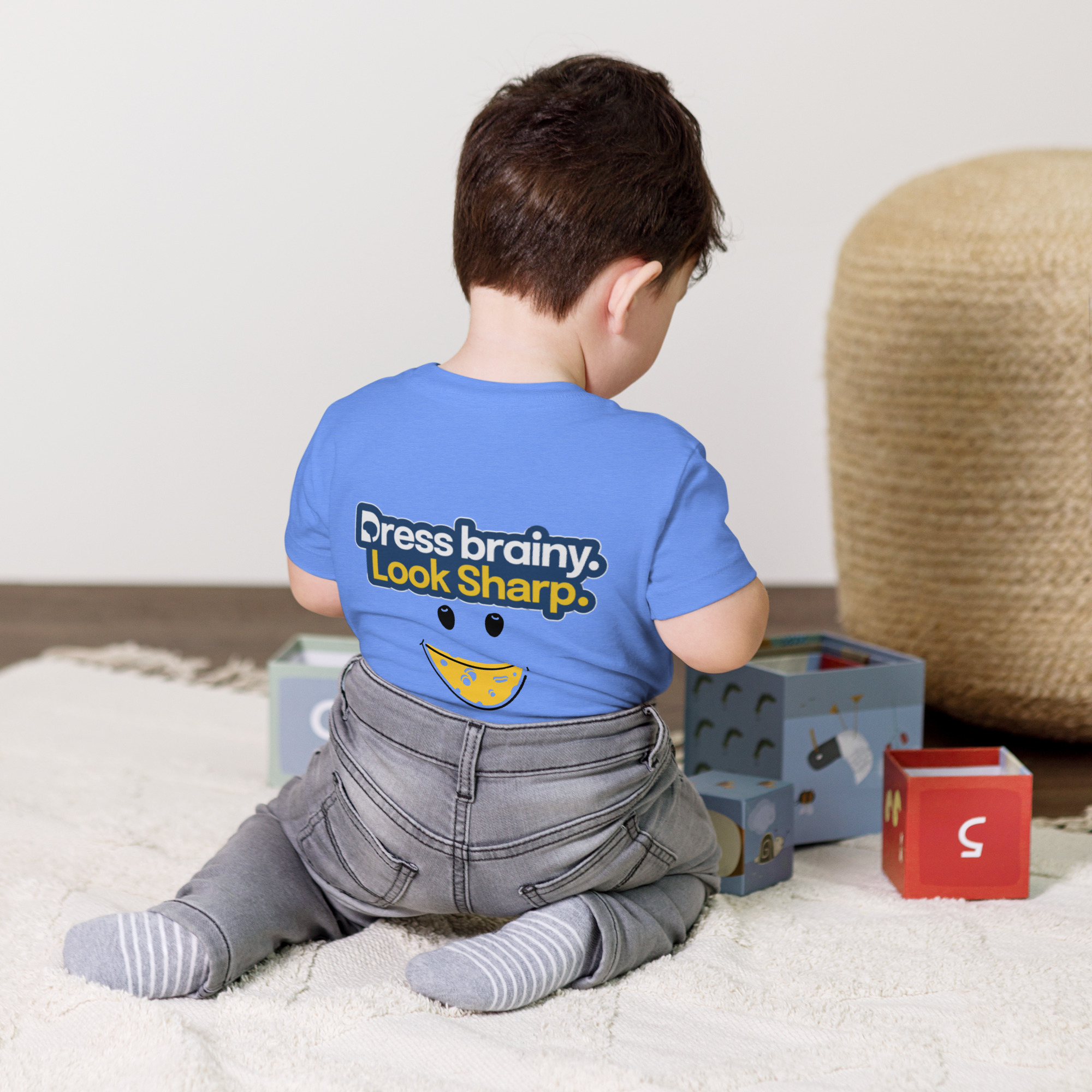 Brainy Style Toddler Short Sleeve Tee - Image 2