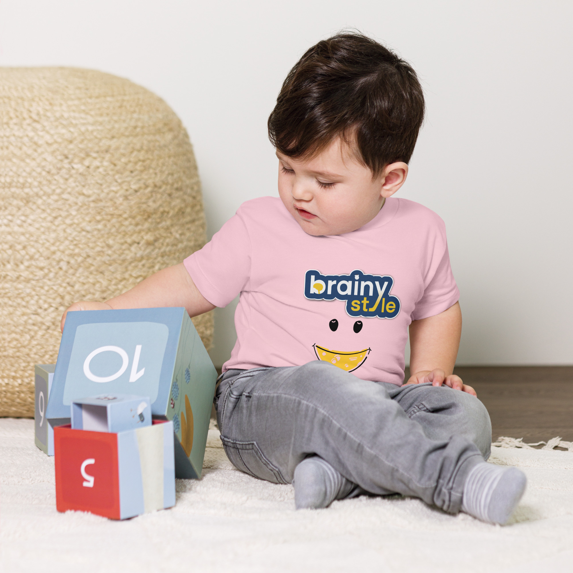 Brainy Style Toddler Short Sleeve Tee - Image 3