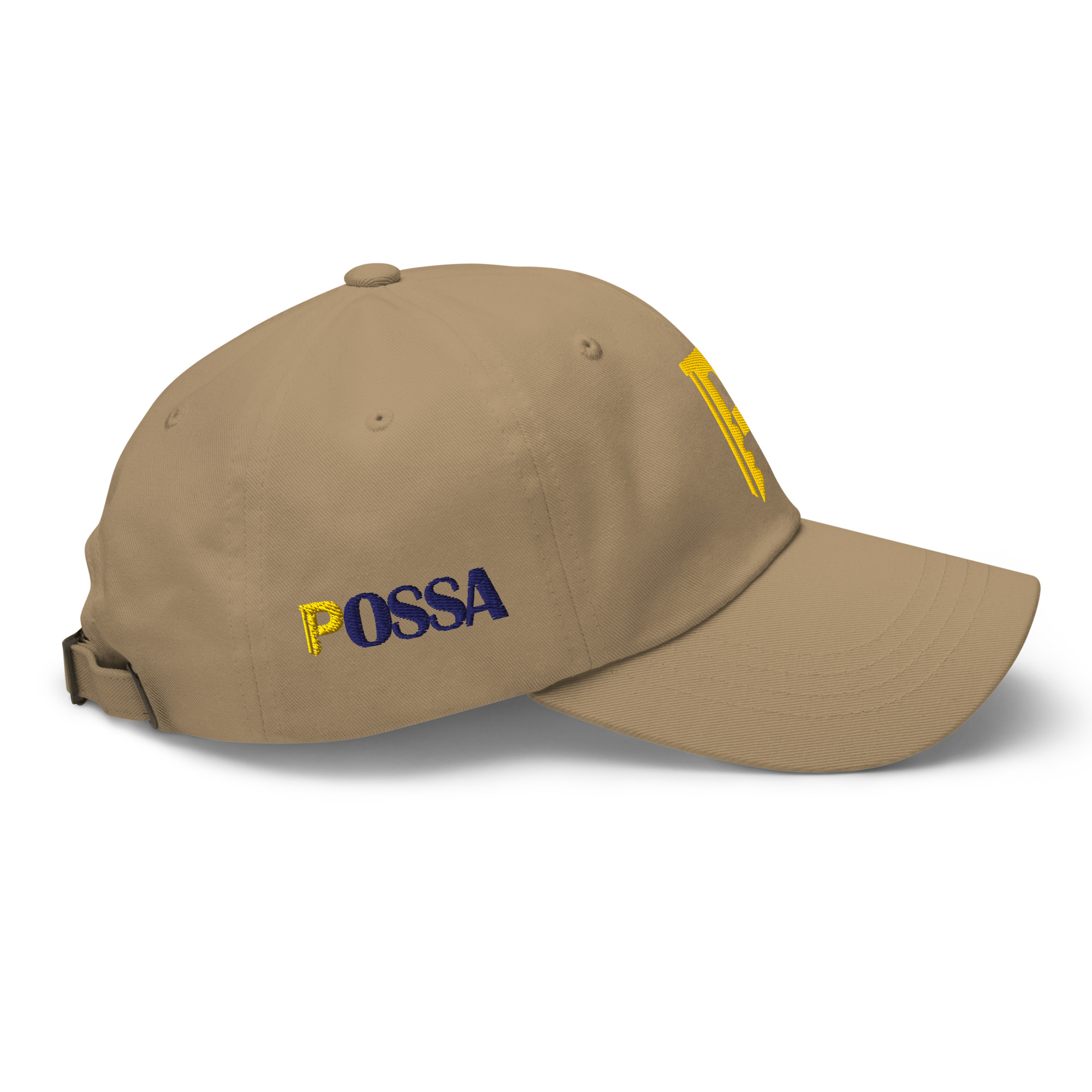 Adjustable POSSA Embroidered Hat – Front, Left and Right - Image 6