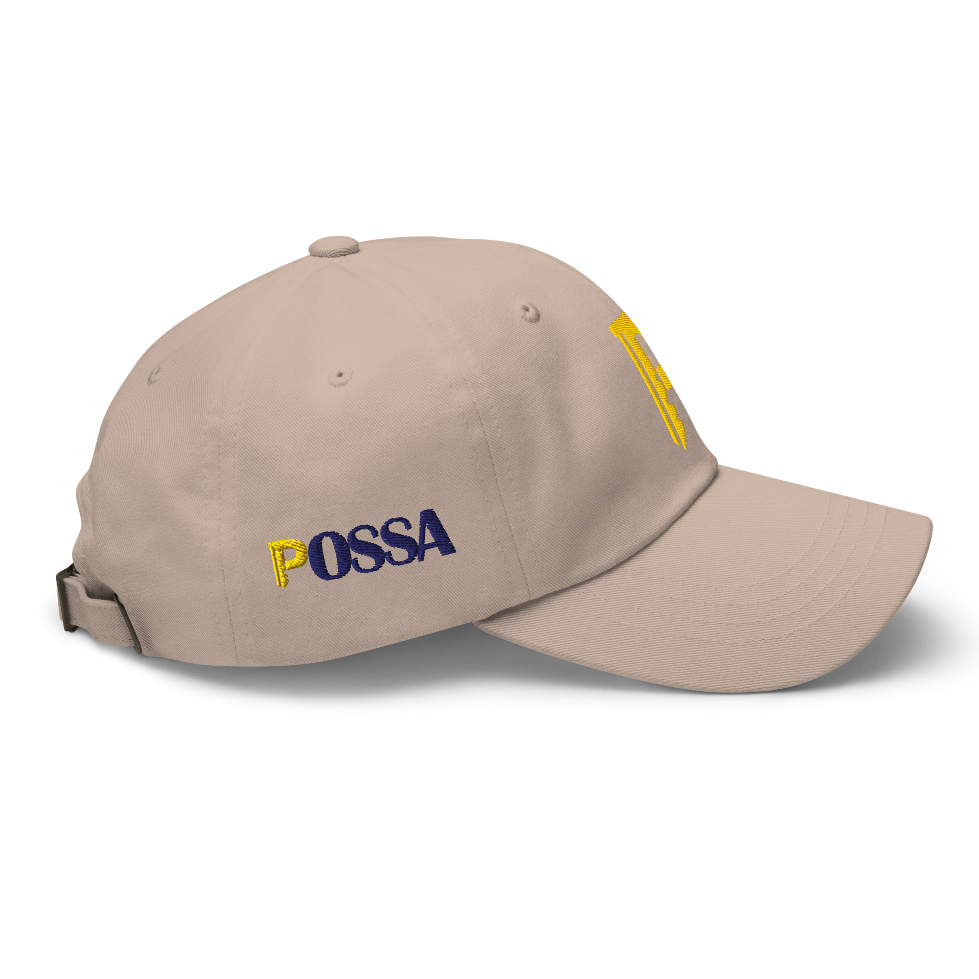 Adjustable POSSA Embroidered Hat – Front, Left and Right - Image 7