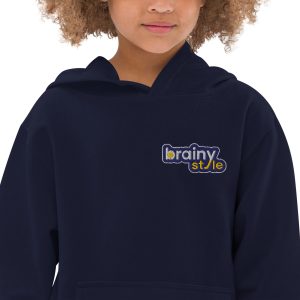 Kids fleece hoodie – Brainy Style